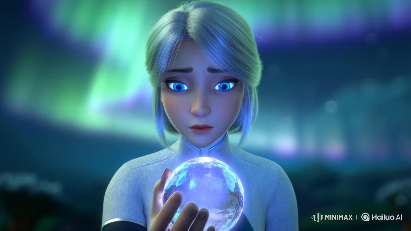 Young Crystal Mage Worried as Power Fails