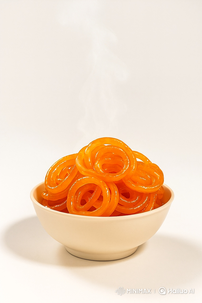 Cinematic Close-Up of Glistening Spiral Sweets