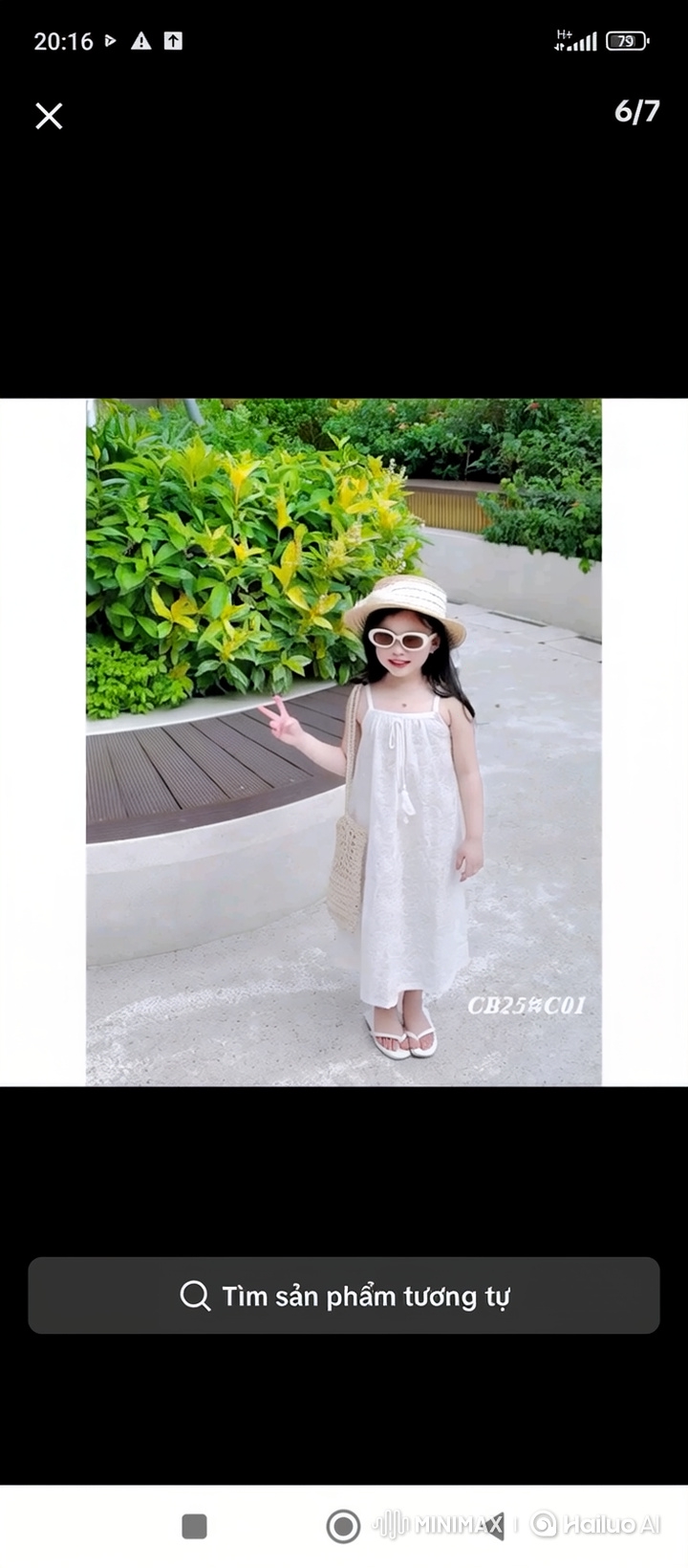 Young Girl in White Dress Enjoying Sunny Park