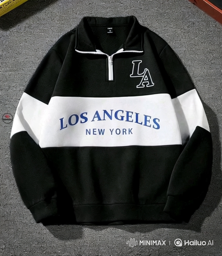 Fashion Model Showcases Limited Edition Sweatshirt