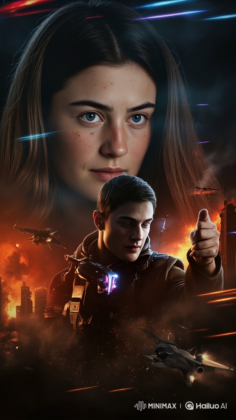 Futuristic Warfare: Cityscape Dogfight and Drone Control Struggle