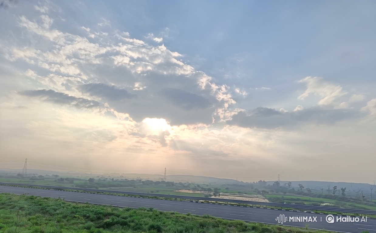 Time-lapse Formation of a Celestial Dragon at Sunrise