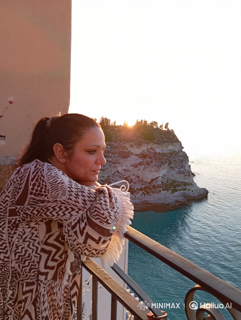 Contemplative Woman Sings Tribute to Nature's Beauty