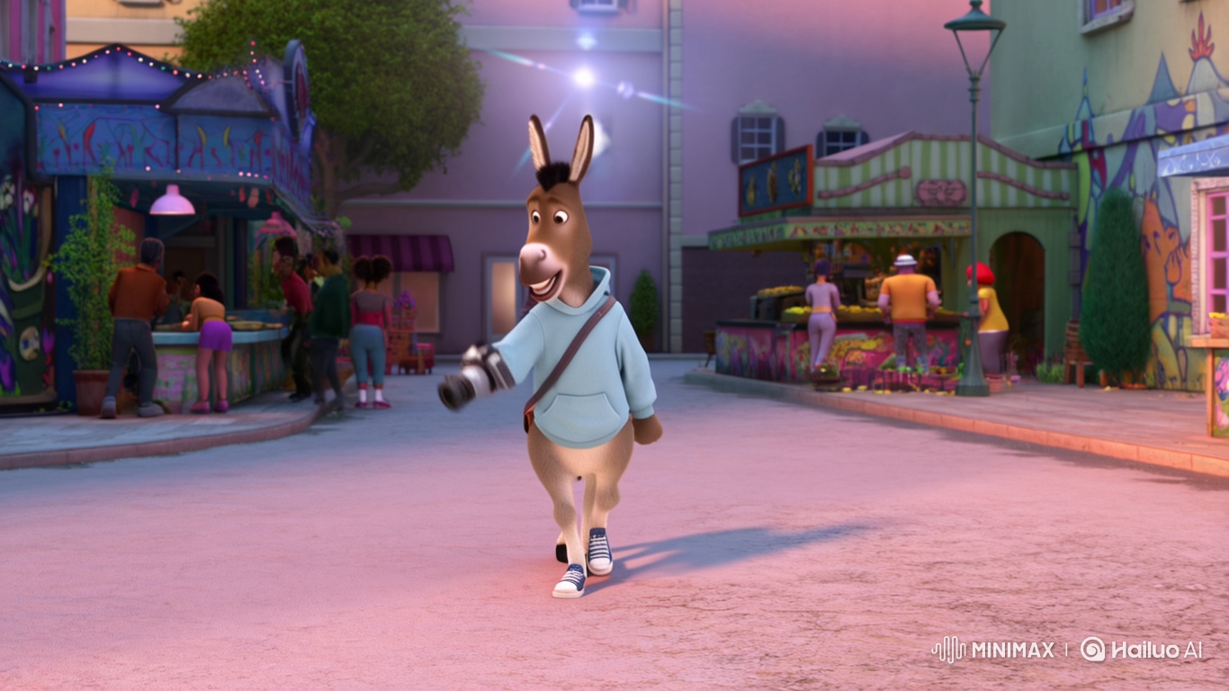 Donkey Duo Vlogs City Adventure in Fashionable Style