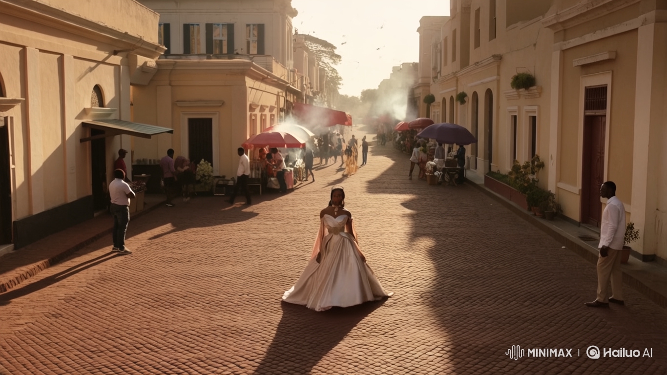 Graceful Malagasy Queen in Slow-Motion Amidst Historic Antananarivo