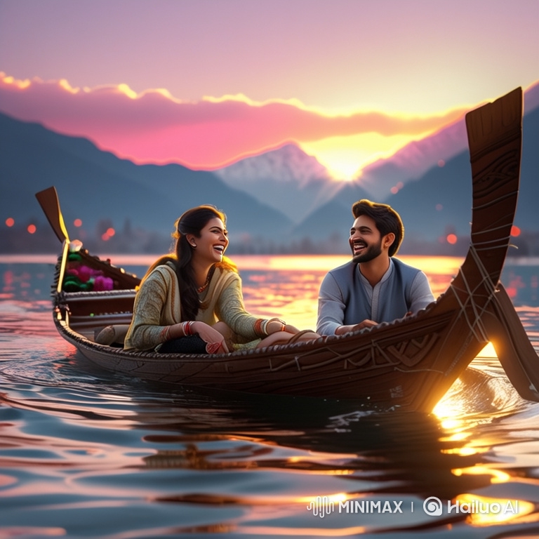 Romantic Sunset Boat Ride with Dynamic Camera Moves