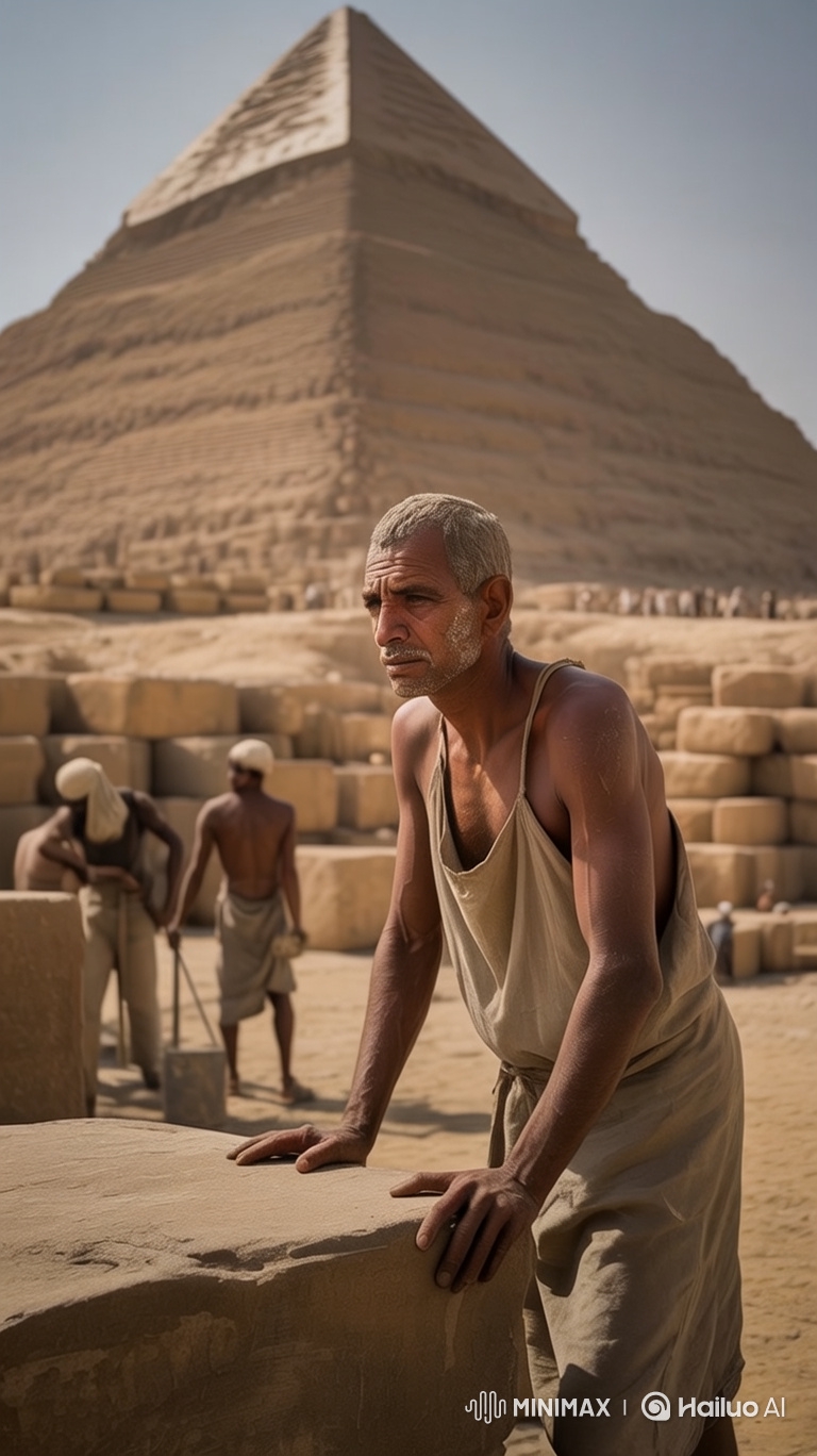 Construction of a Pyramid: Labor and Majesty