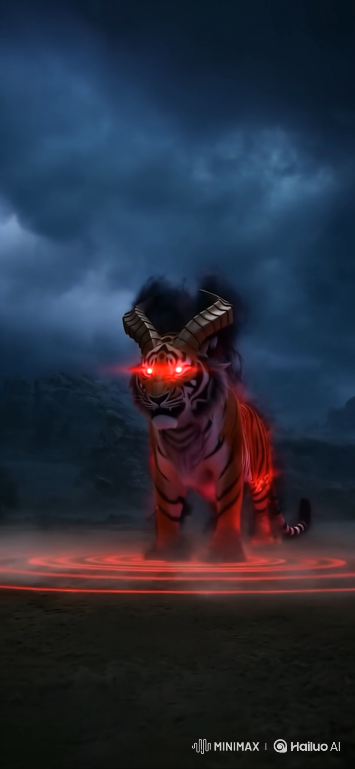 Transformation of a Tiger into a Monstrous Two-Tailed Beast