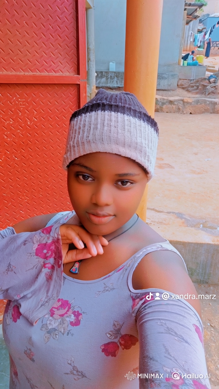 Young Woman's Serene Portrait in Outdoor Setting