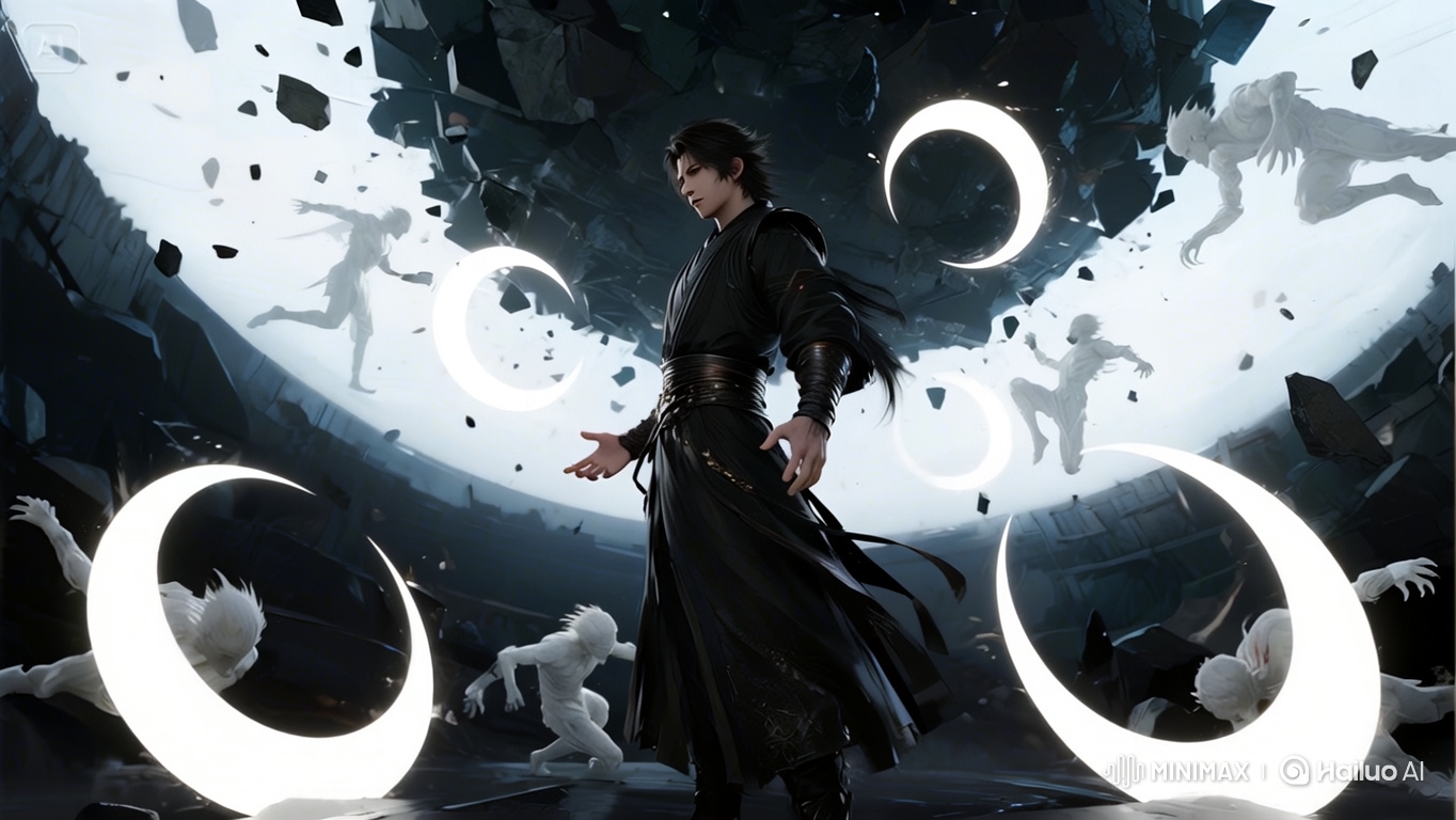 Heroic Sorcerer Battles in a Shattered Dimension