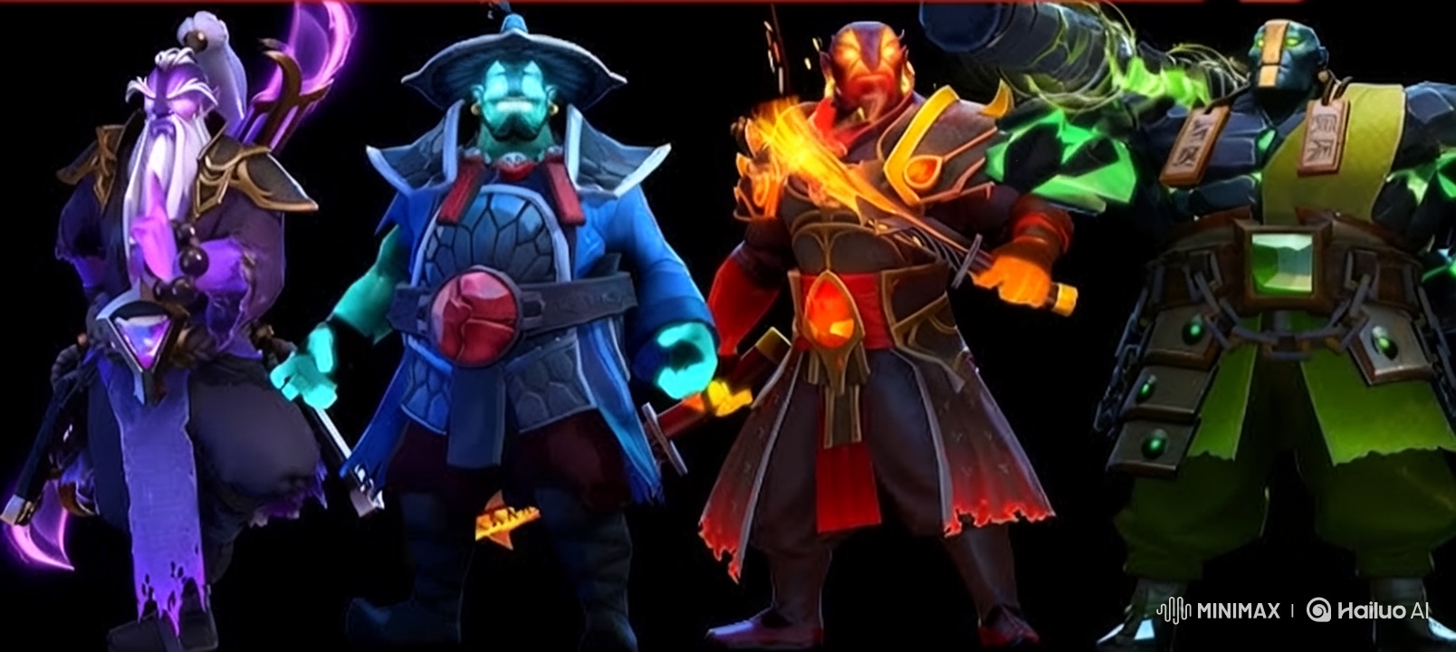 Dota 2 Elemental Spirits Dance Performance