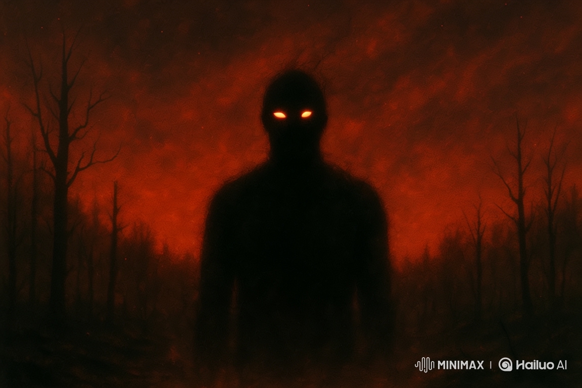 Human Face Transforms Apocalyptic Being, Forest Reborn