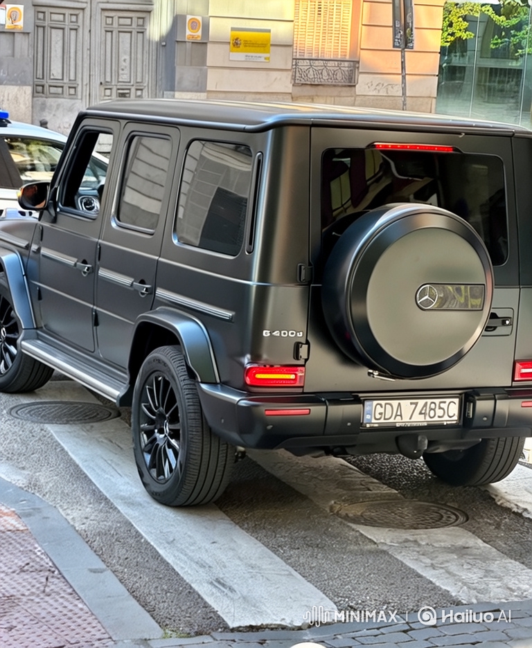 Madrid Drive: 4K G-Wagon Shines in Golden Hour