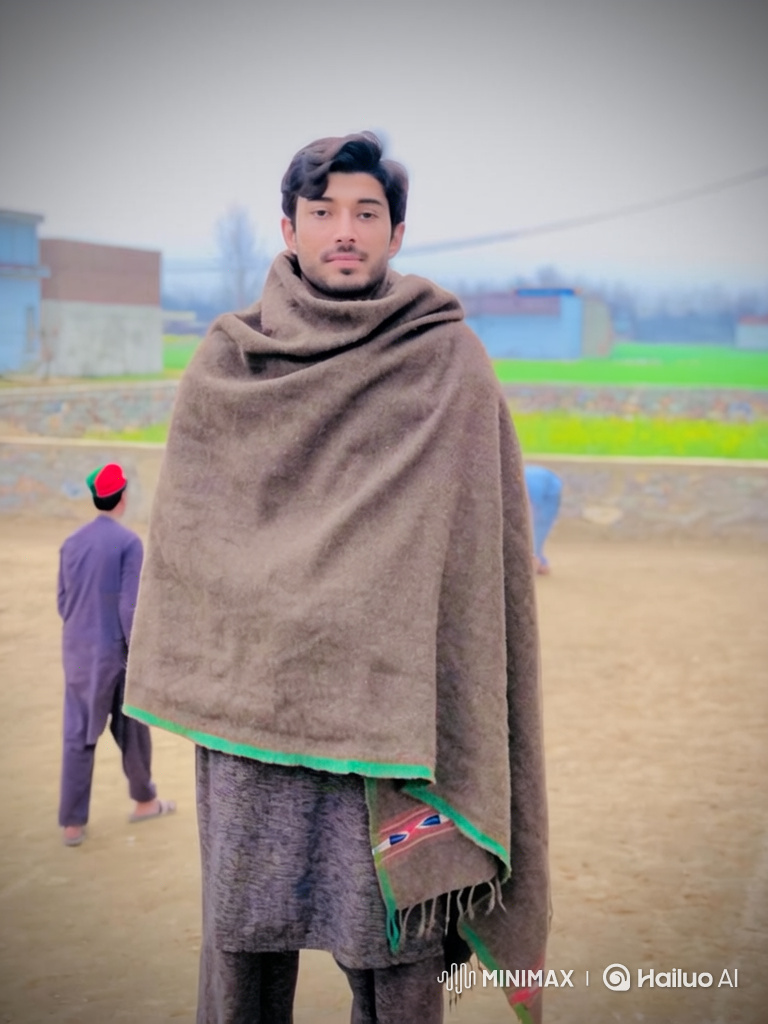 Golden Hour Portrait: Pakistani Girl Stands Beside Man