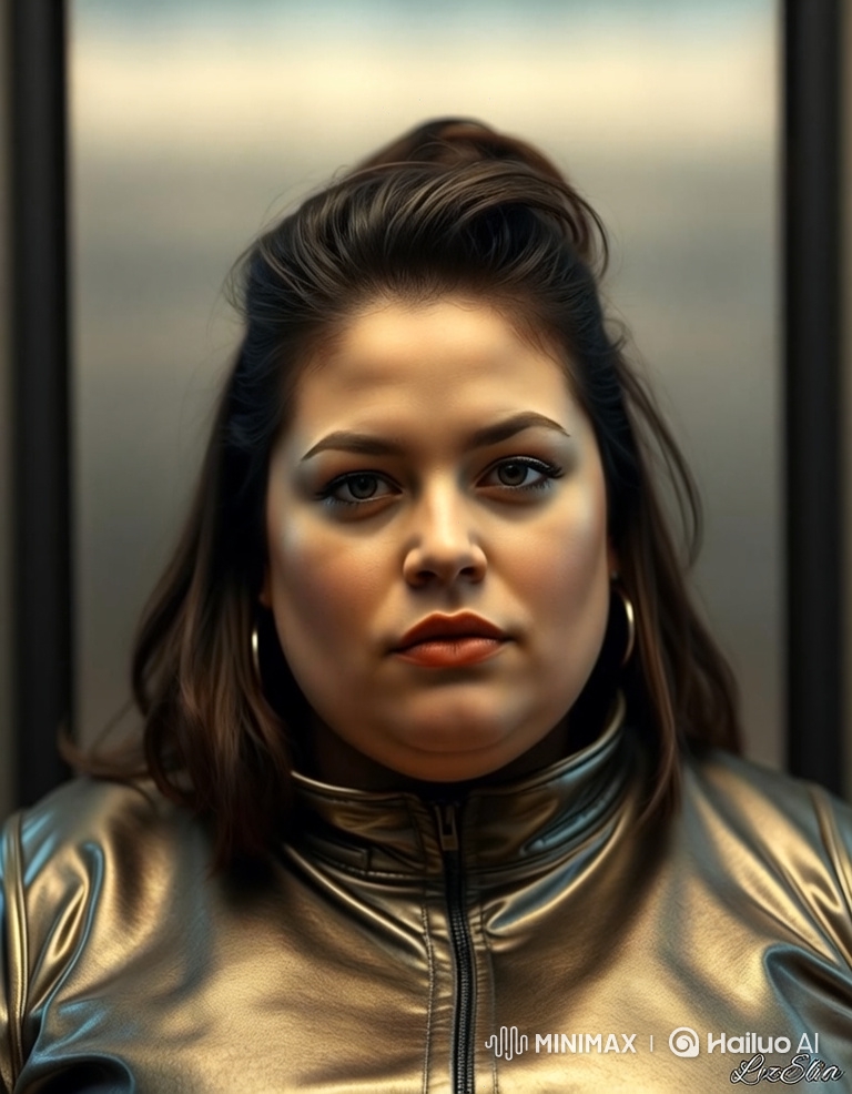 Portrait of Strength: A Plus-Size Woman's Silent Journey