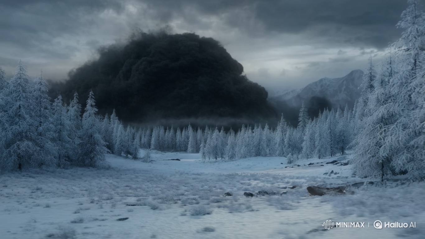 Destruction by Dark Cloud in CGI Forest Epic