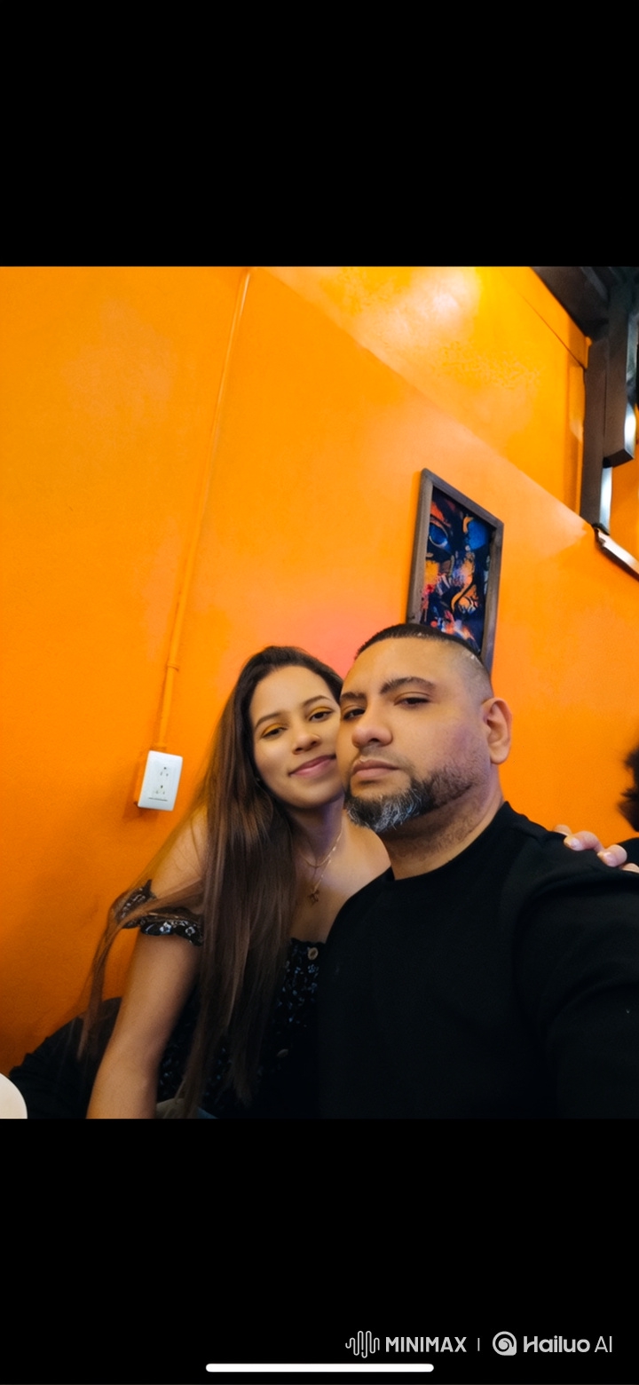 Family Portrait in a Warmly Lit Restaurant