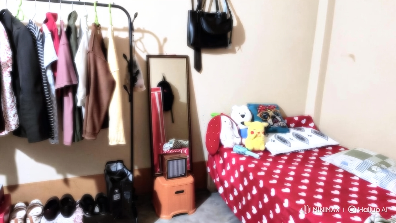 Girl Prepares for College: Cleaning, Eating, Bathing, and Makeup