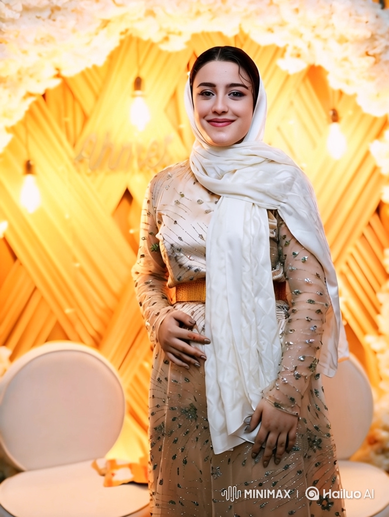 Young Woman in Gown Detained by Police at Festive Event