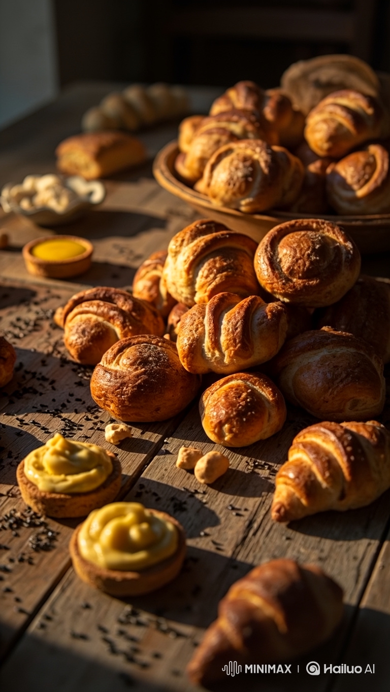 Pastries Transform into a Poppy Field in Time-Lapse