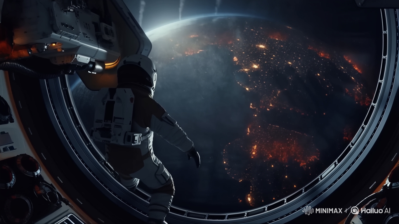 Astronaut Observes Earth's Fires from Space Station