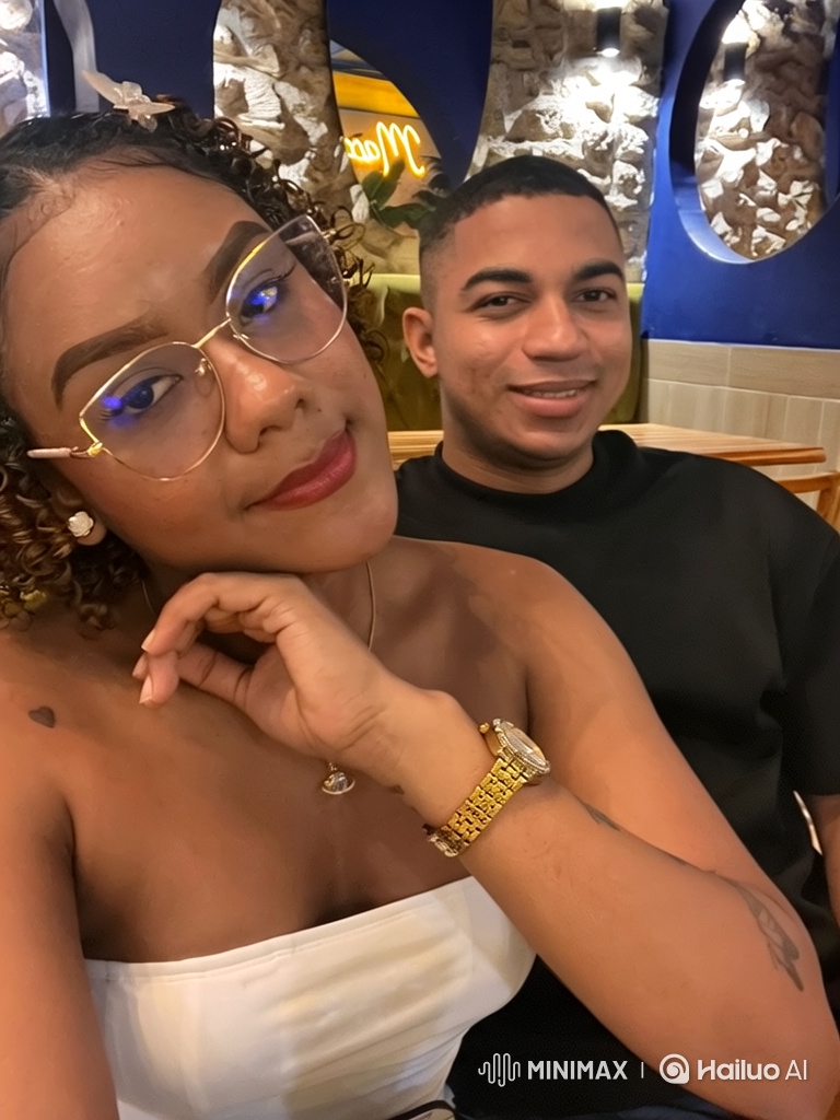 Family Portrait in a Cozy Restaurant Setting
