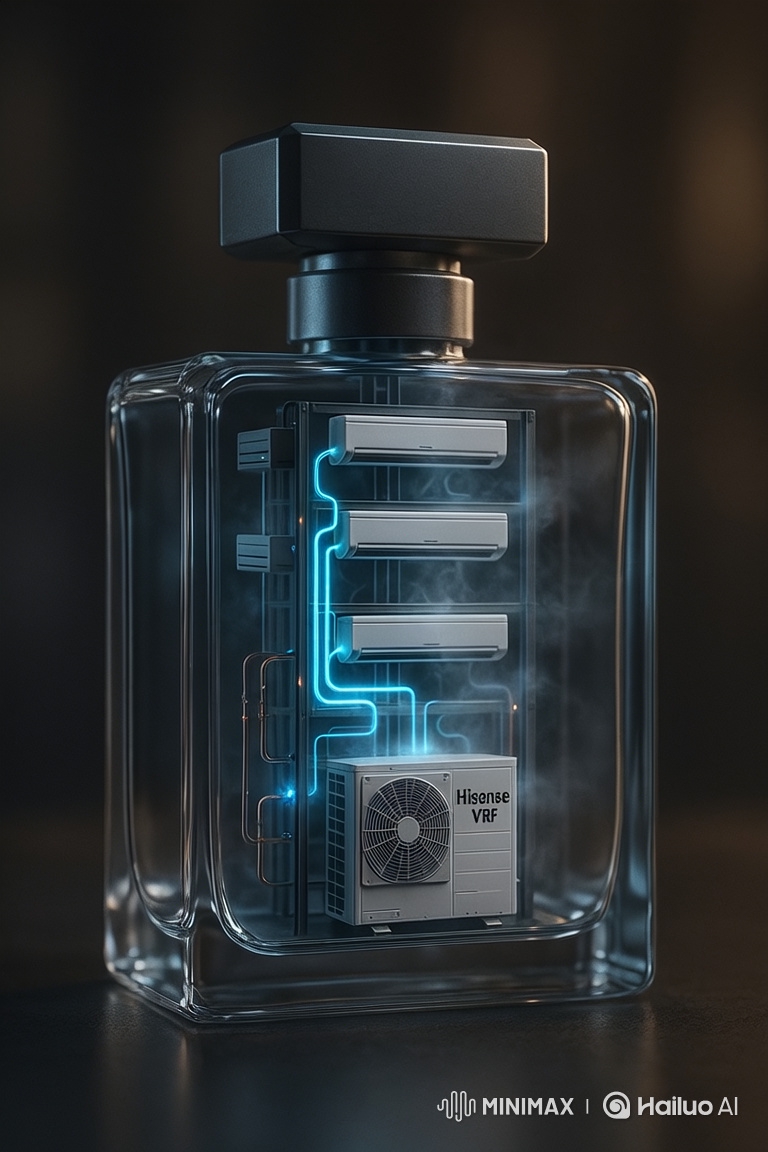 Hisense VRF Air Conditioning Showcase in Glass Bottle