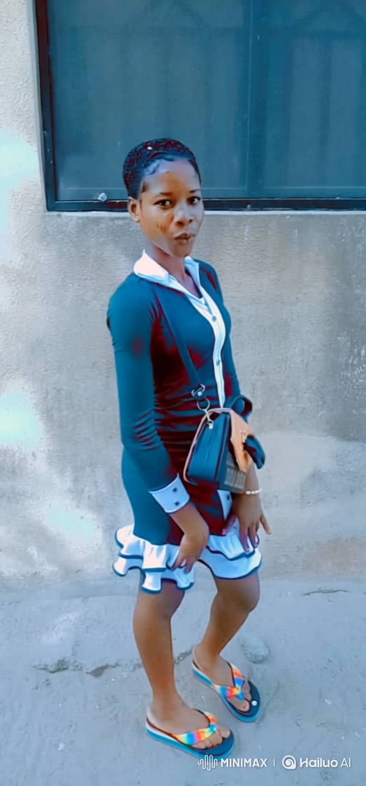 Young Woman Arrives at Luxury House in Stylish Dress