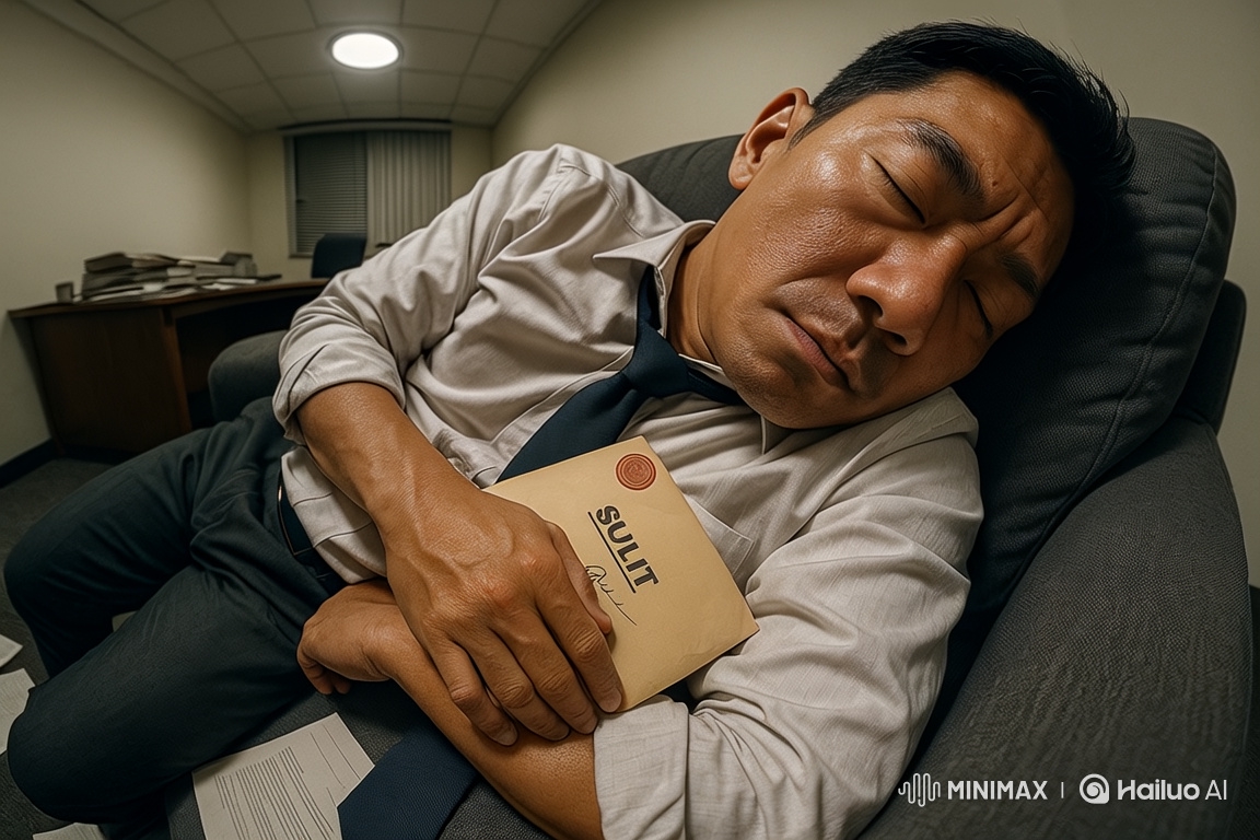 Man Awakens in Panic, Clutching Mysterious Envelope