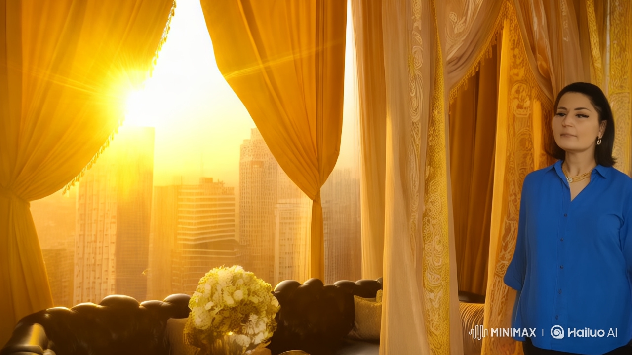 Luxury Curtains: Opulent Living Room Showcase