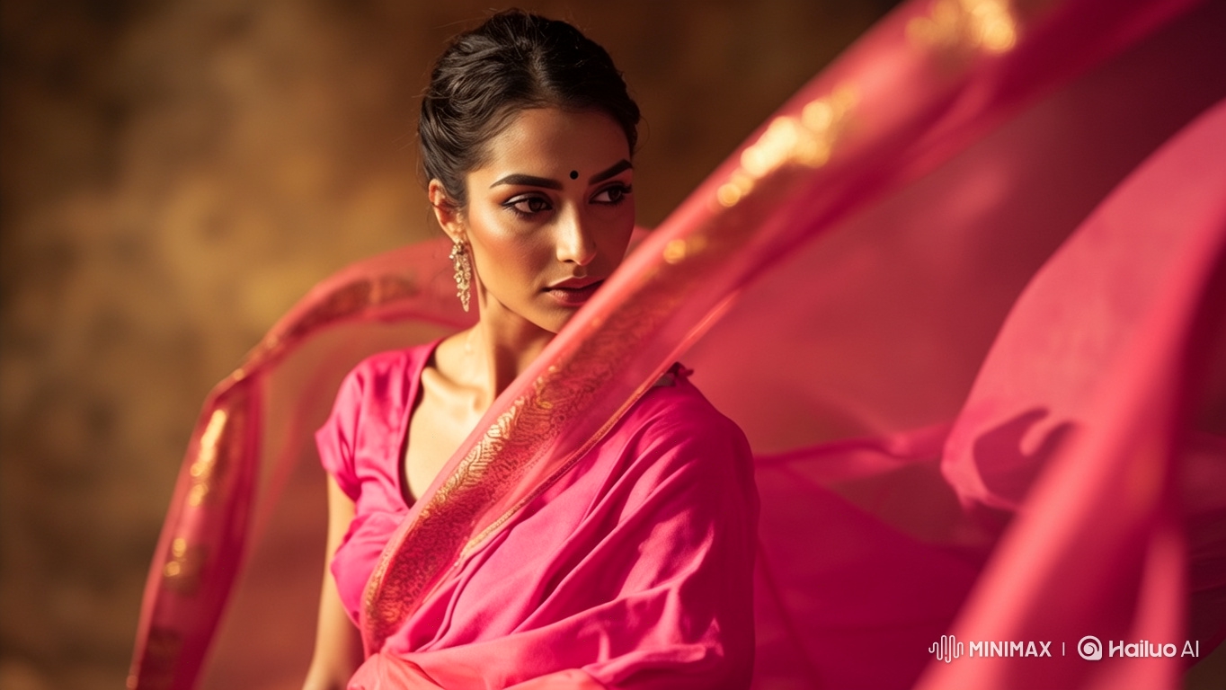 Graceful Indian Classical Dance Performance by Elegant Dancer