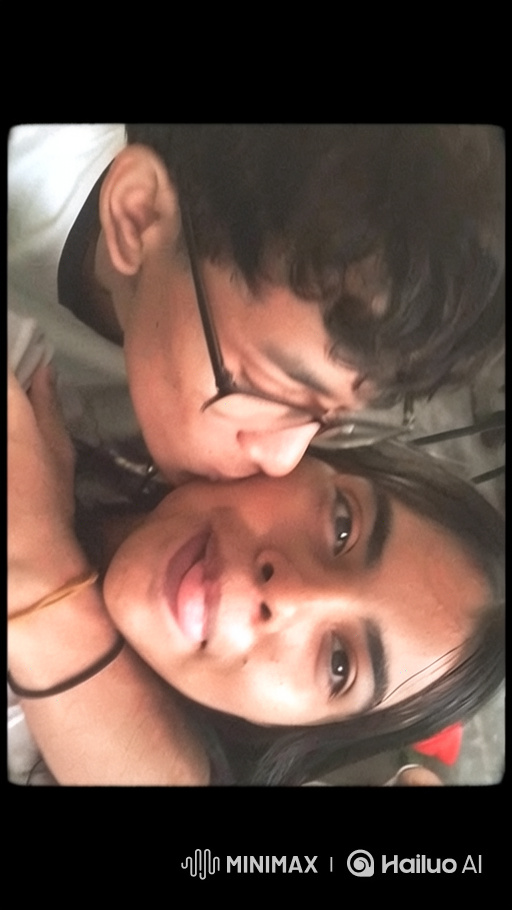 Young Couple and Daughter Share Tender Family Embrace