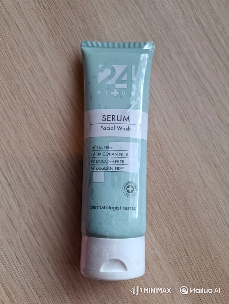 Luxury Serum Facial Wash Promotion with Ethereal Visuals