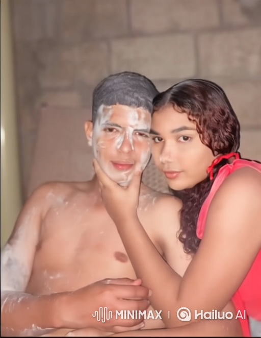 Family Portrait: Intimate Moment of Young Couple and Daughter