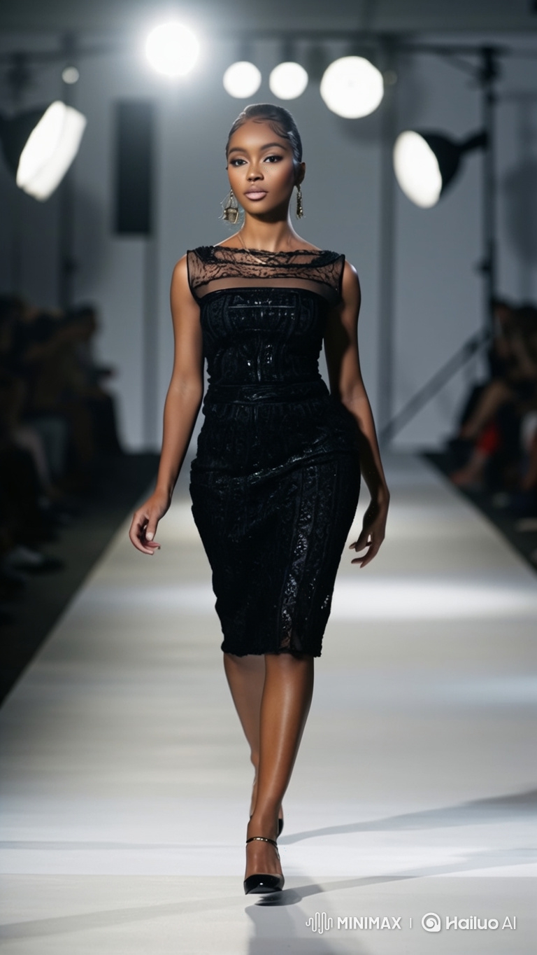 High-Fashion Model Showcase at Elite Runway Event