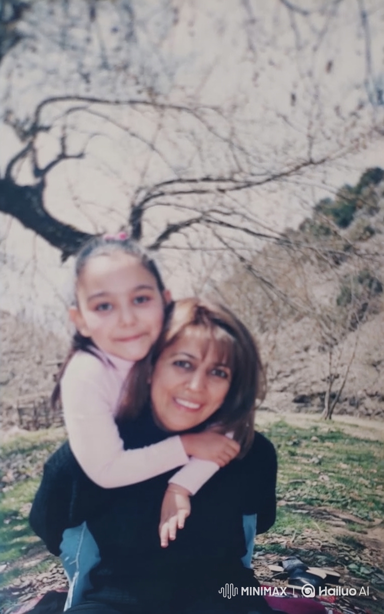 Mother-Daughter Affectionate Moment