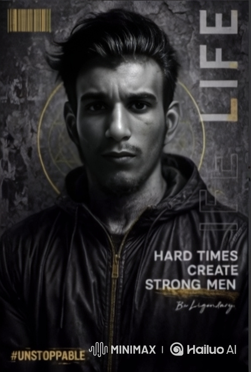 Dramatic Close-Up of Intense Young Man with Evolving Camera Angles
