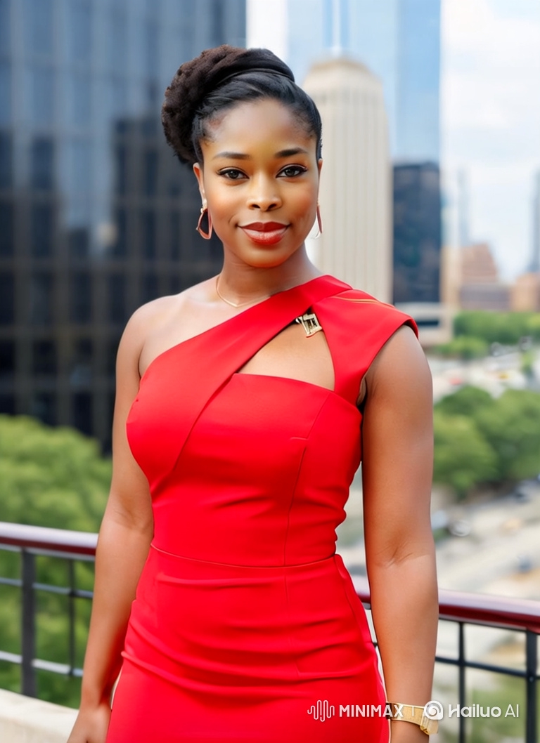 Elegant Woman in Red Dress Enters Rolls-Royce