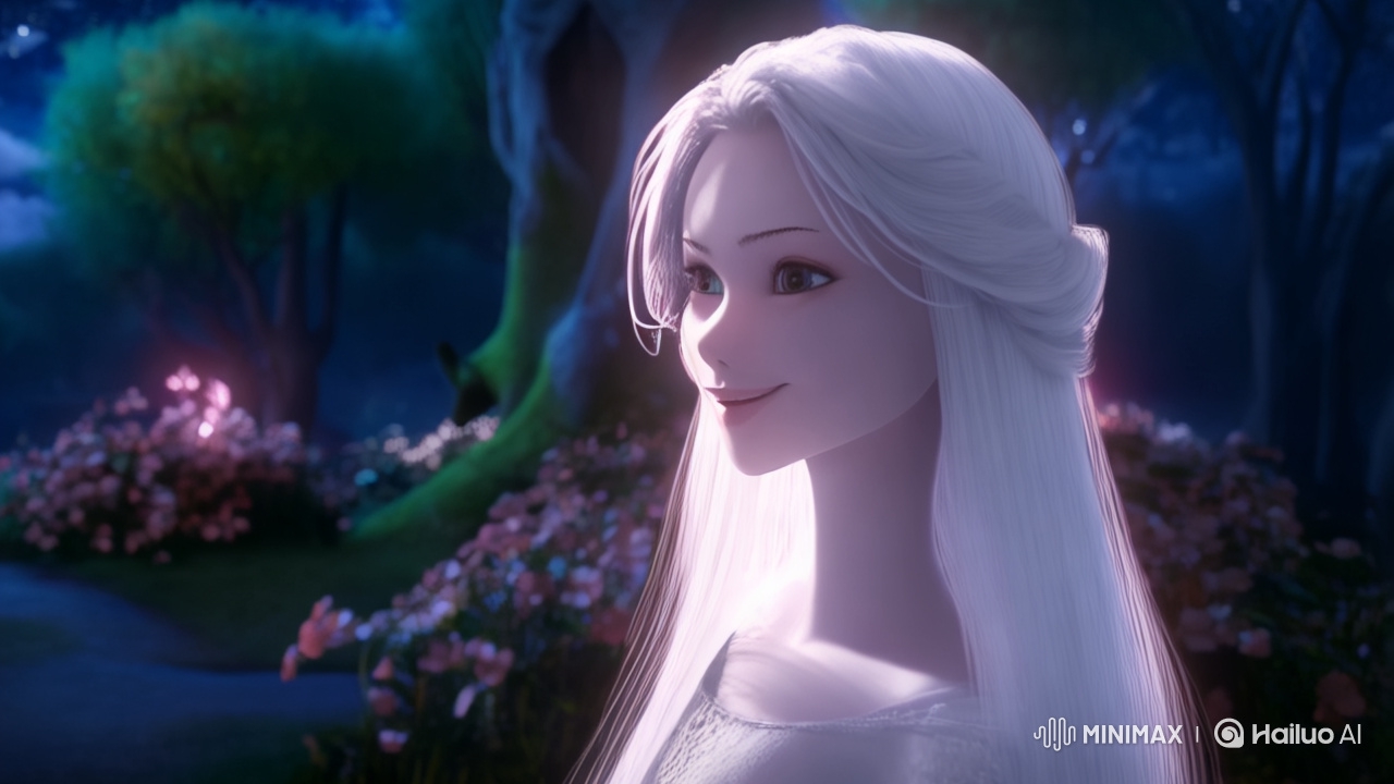 Mystical Dancer in Enchanted Starlit Forest