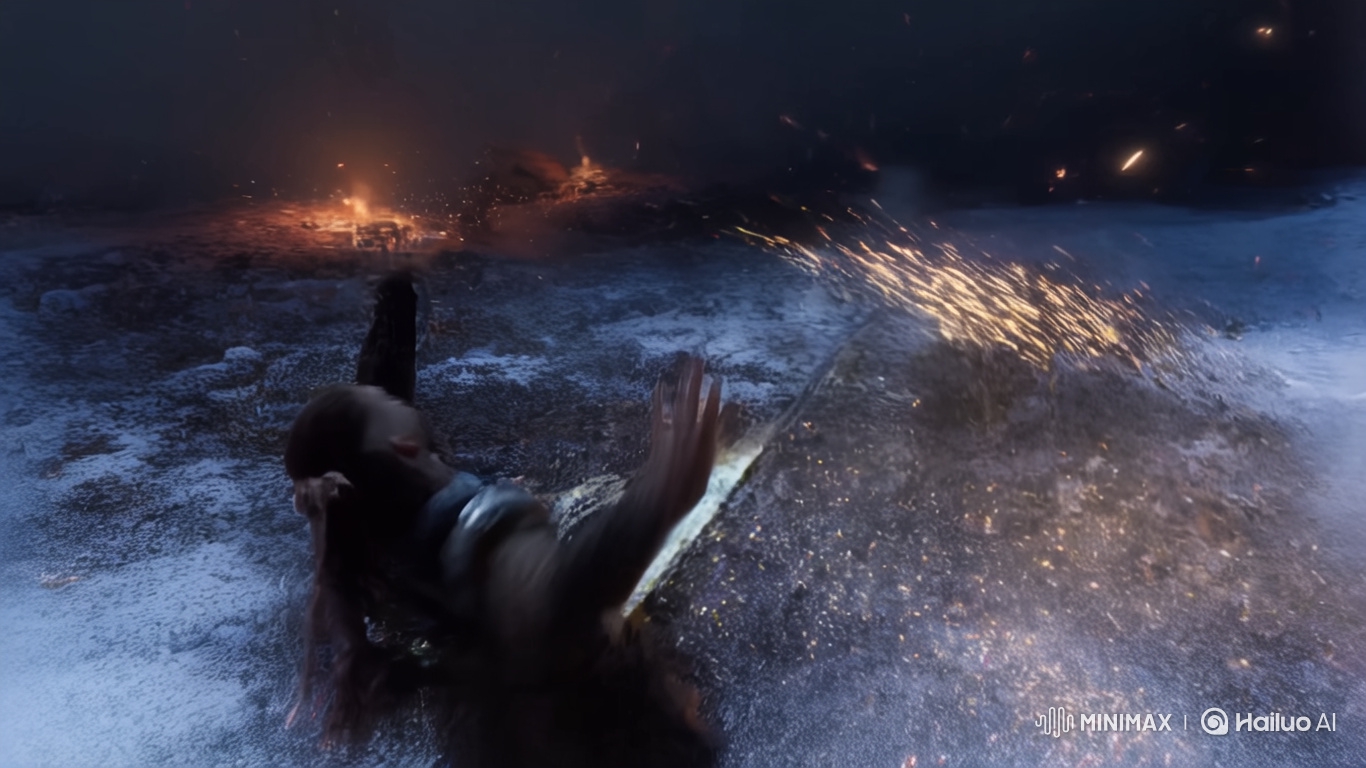 Intense POV Combat in Dark Fantasy Tribal Battlefield