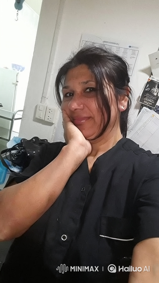 Intimate Portrait of a Woman in a Work Environment