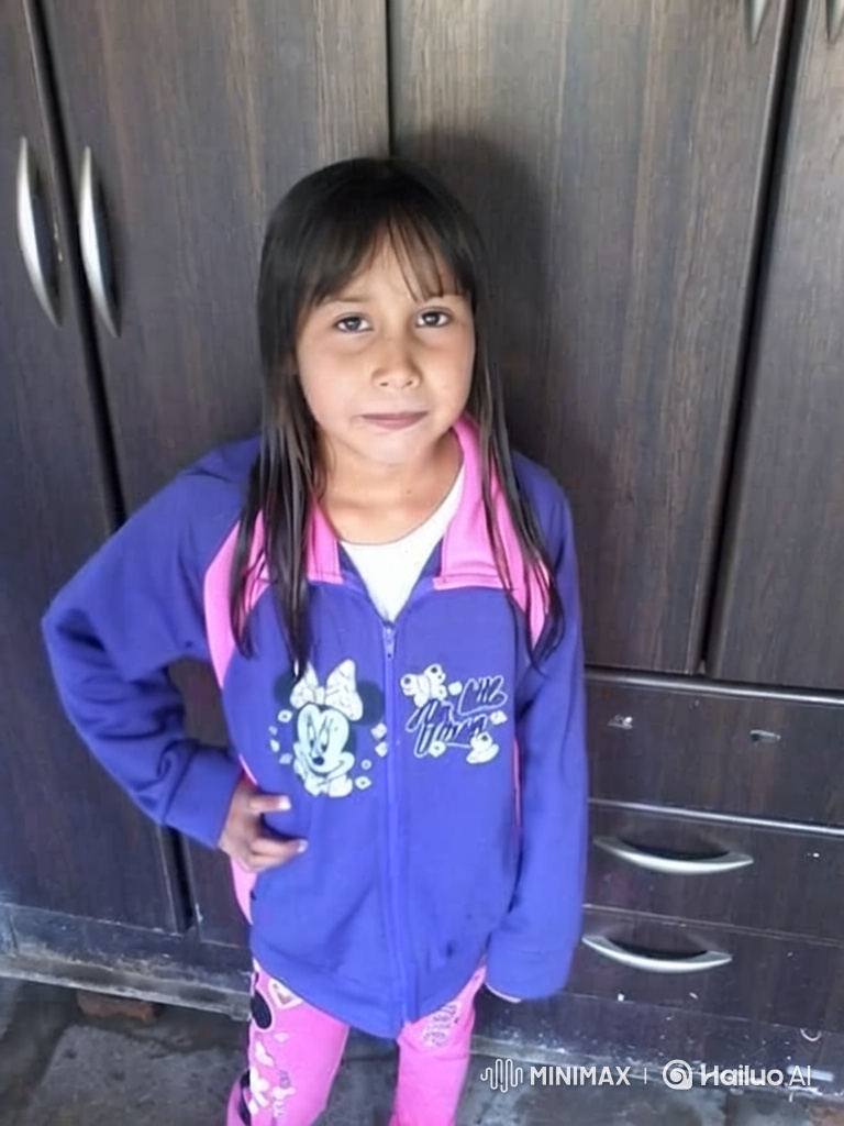 Young Girl in Minnie Jacket Dancing Cheerfully