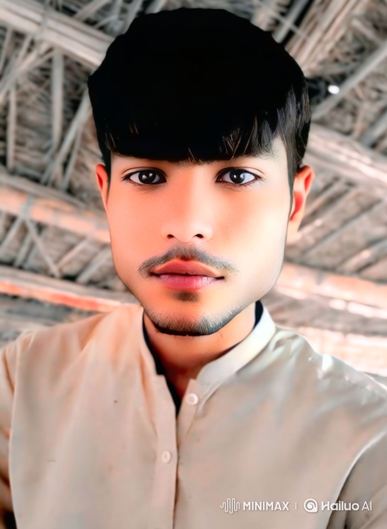 Portrait of a Calm Young Man with Subtle Movements