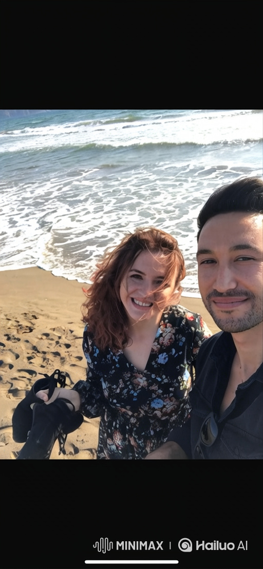 Family Portrait: Beach Hug and Joyful Moments