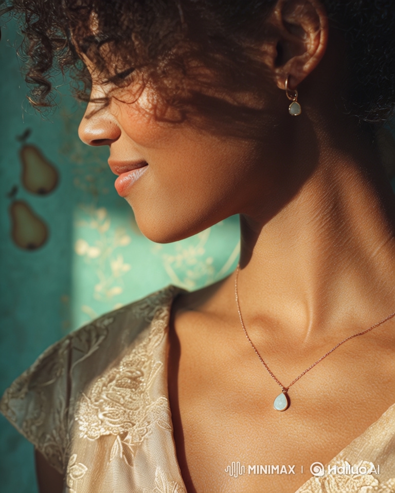 Portrait of a Woman: Sunlit, Slow Turn, Serene Smile