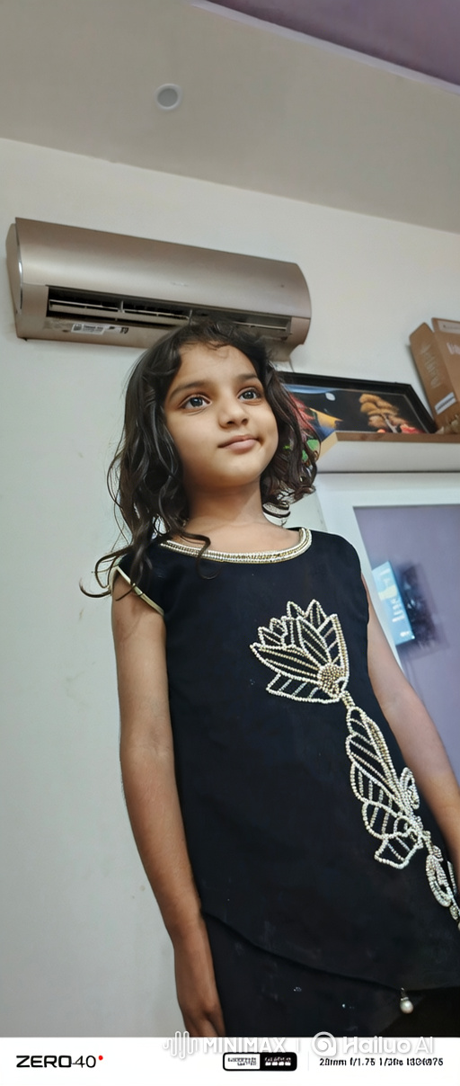 Young Girl Transformed into a Princess in Enchanted Ball Gown