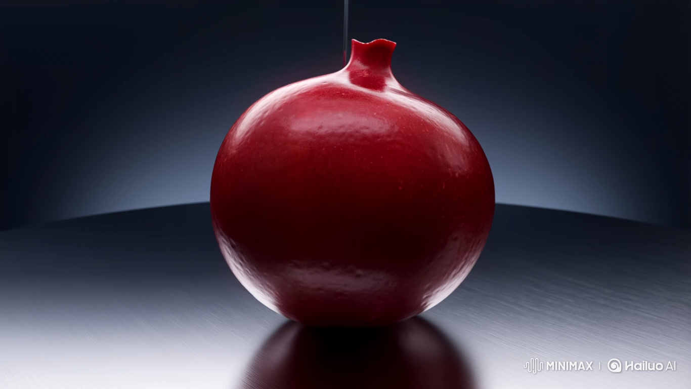 Mechanical Gears Unveiled in Sliced Pomegranate