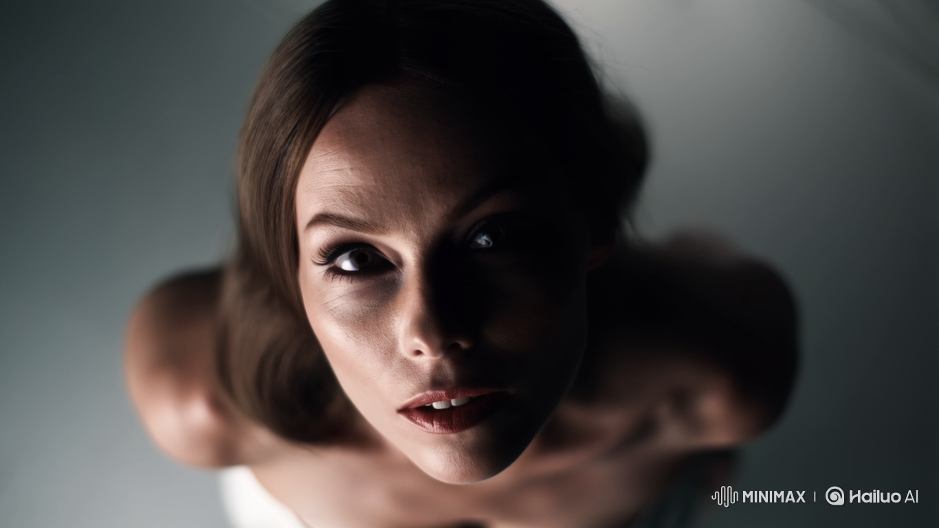 Intense Command: Ultra-Realistic Portrait of a Totalitarian Woman