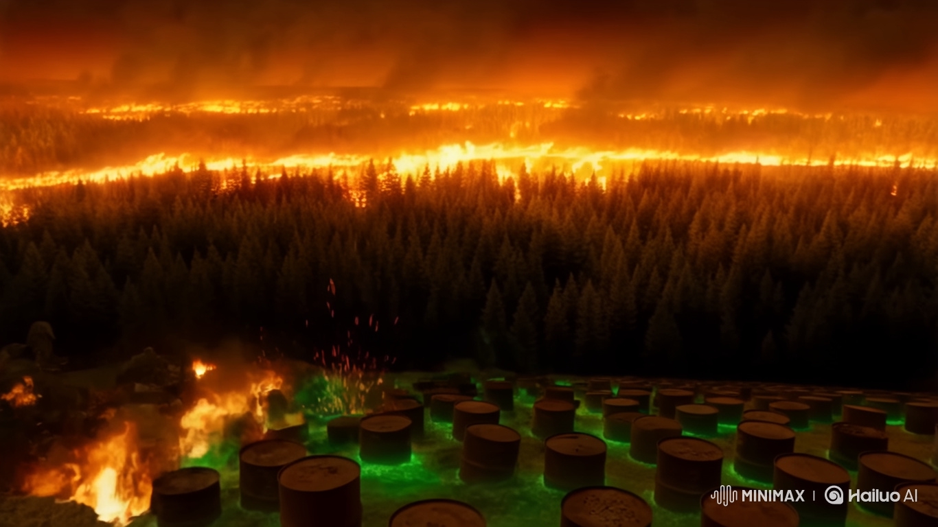 Forest Fire Sparks Toxic Green Mutations and City Chaos