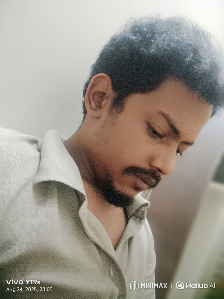 Young Man Reflects in Close-up Portrait Video